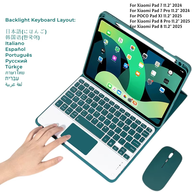 Gaming Keyboard And Mouse Wireless - Capa Teclado Retroiluminado e Mouse para