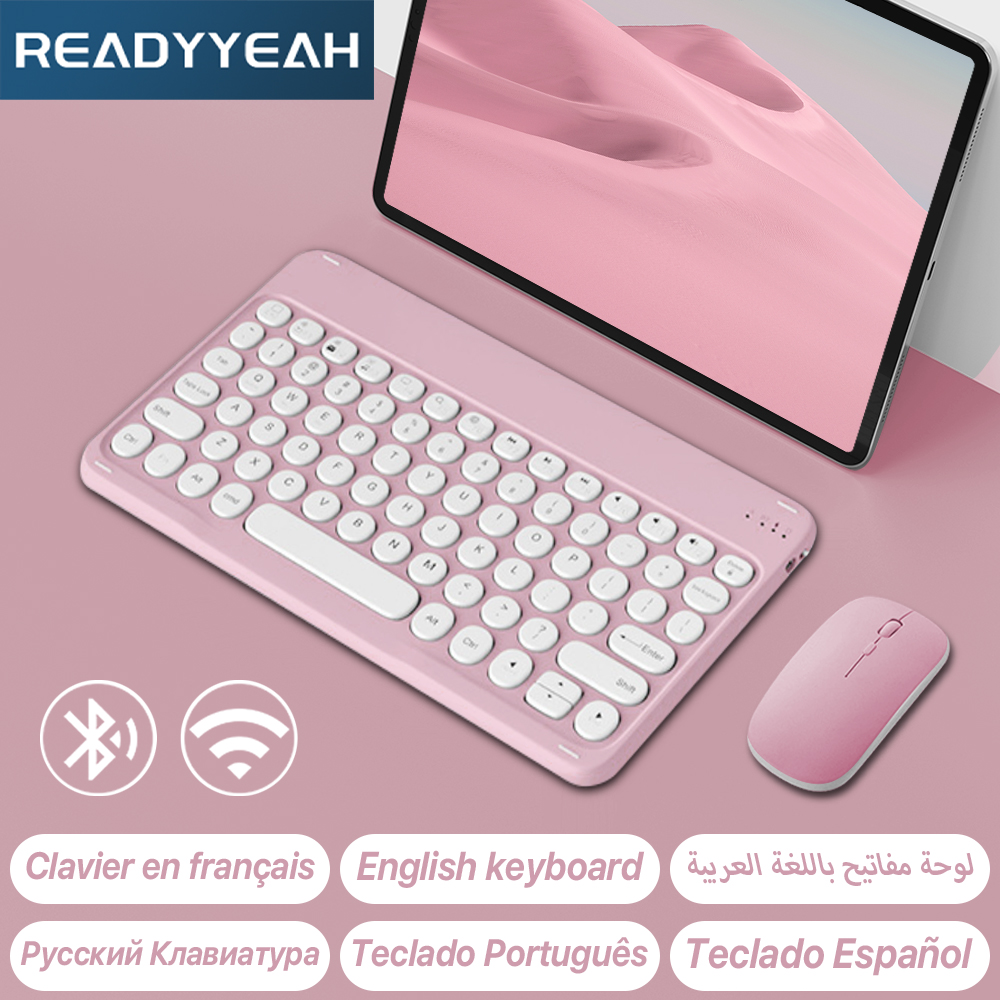 Gaming Keyboard And Mouse Wireless - Teclado e mouse sem fio para