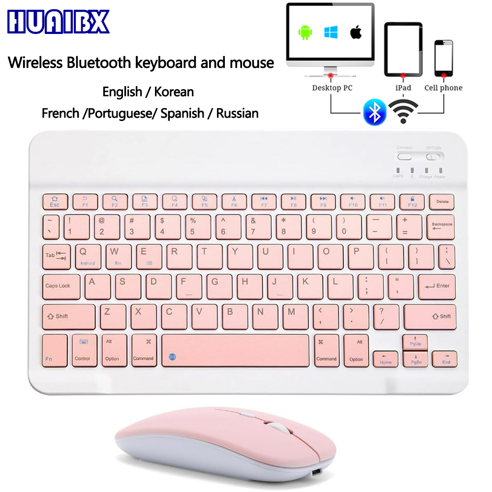 Gaming Keyboard And Mouse Wireless - Mini teclado sem fio bluetooth de