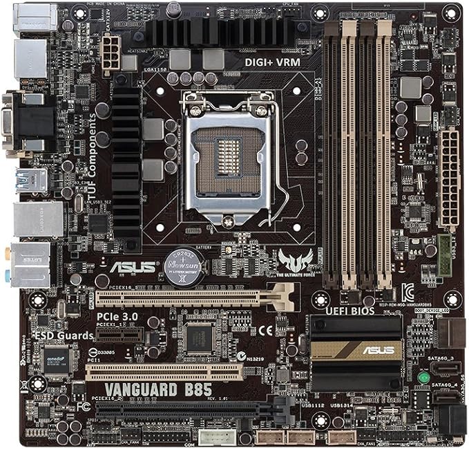 Intel Cpu Core I5 - Placa-mãe ASUS VANGUARD B85 LGA1150 Intel