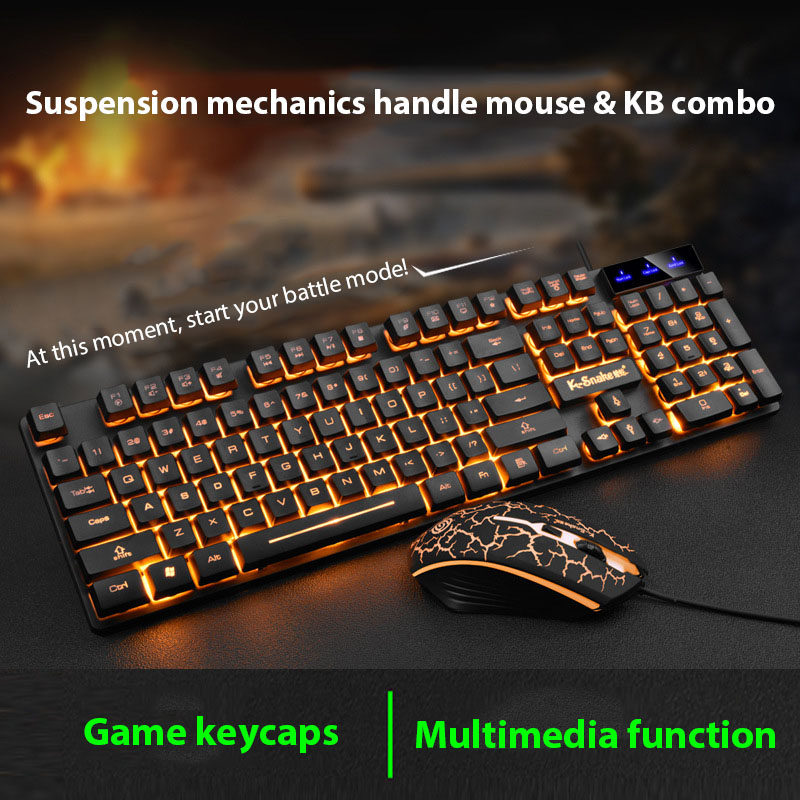 Conjunto de teclado e mouse KM - Gaming Keyboard And Mouse Wireless avaliação e preço