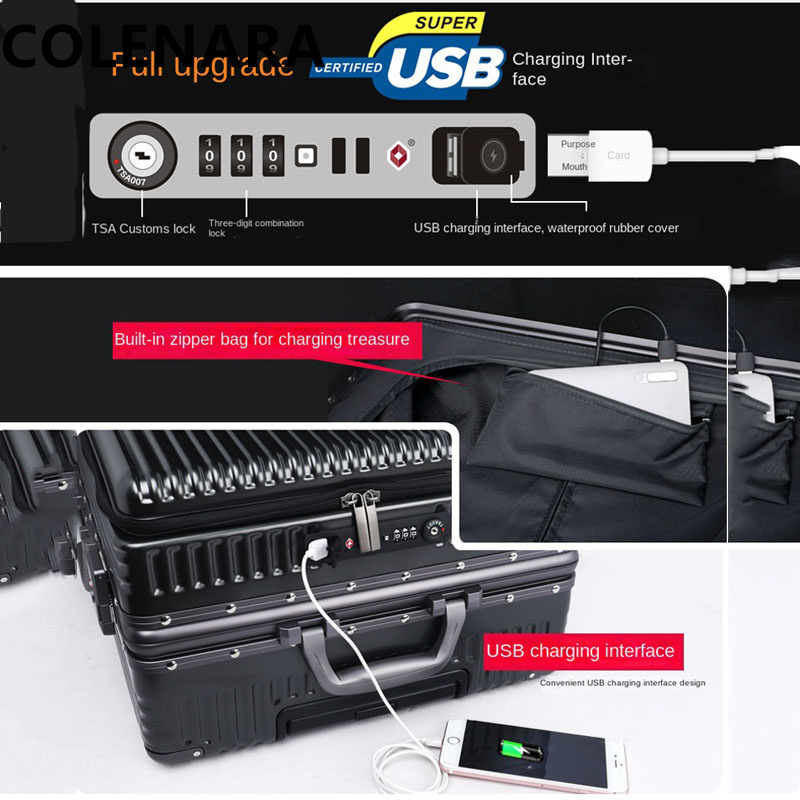 COLENARA Mala de Bordo Nova de - Aluminum Case 65 avaliação e preço