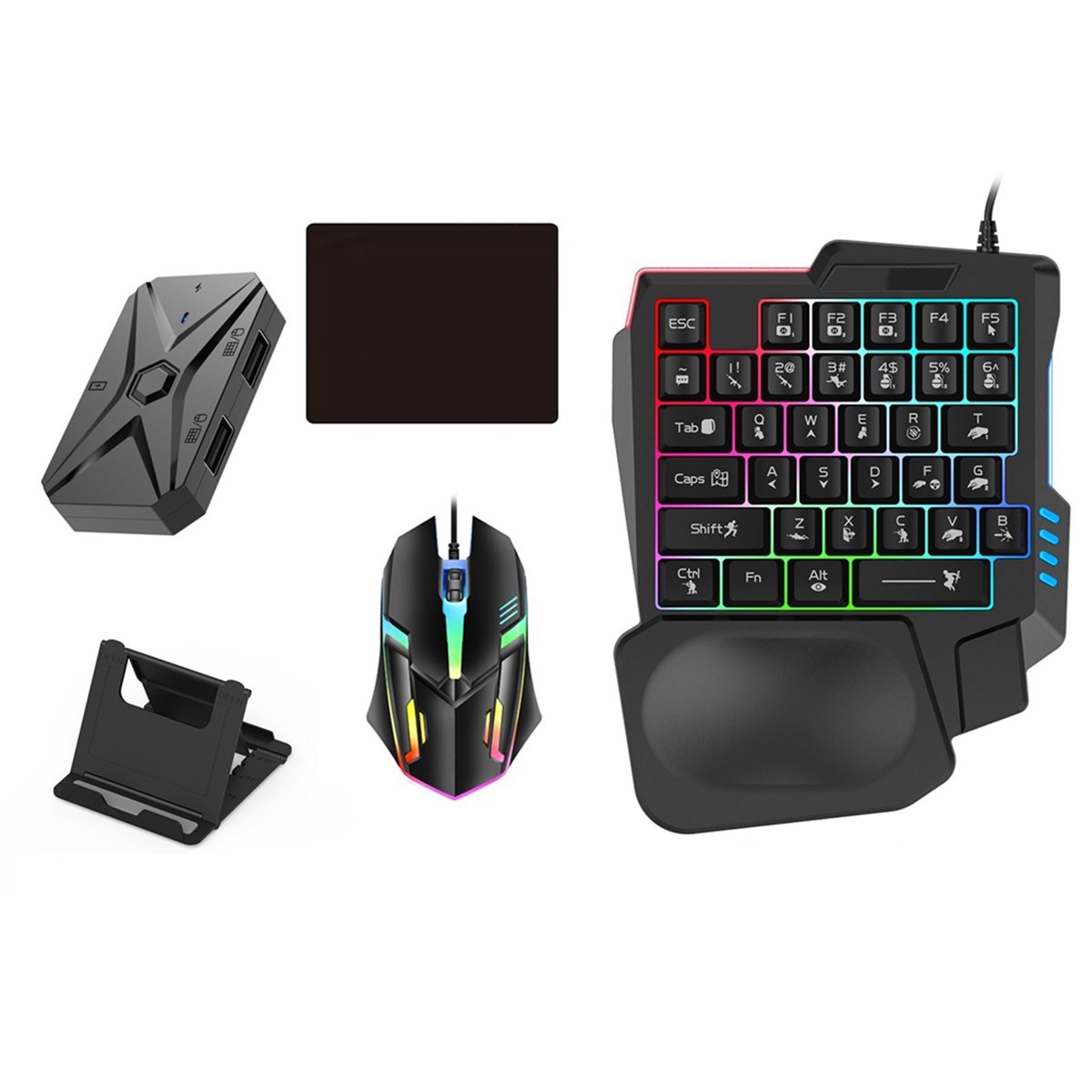 Kit Conversor de Jogos Móveis  - Gaming Keyboard And Mouse Converter For Mobile avaliação e preço