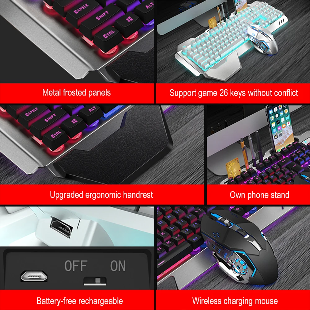 K680 Teclado e Mouse Sem Fio R - Gaming Keyboard And Mouse Wireless avaliação e preço
