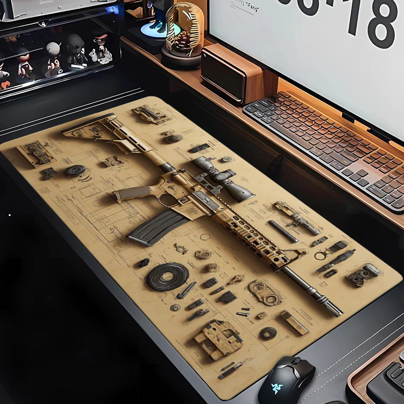 Tapete de Rato Gaming Grande e - Gaming Keyboard Mouse avaliação e preço