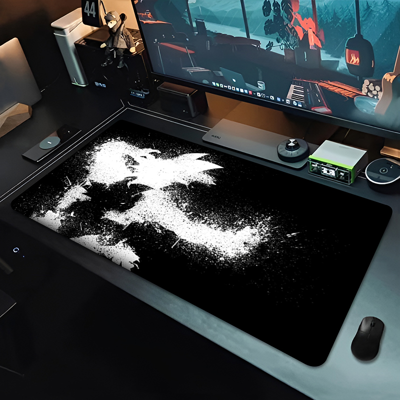 Mouse Pad Grande DBZ Black Ani - Gaming Keyboard Esports avaliação e preço