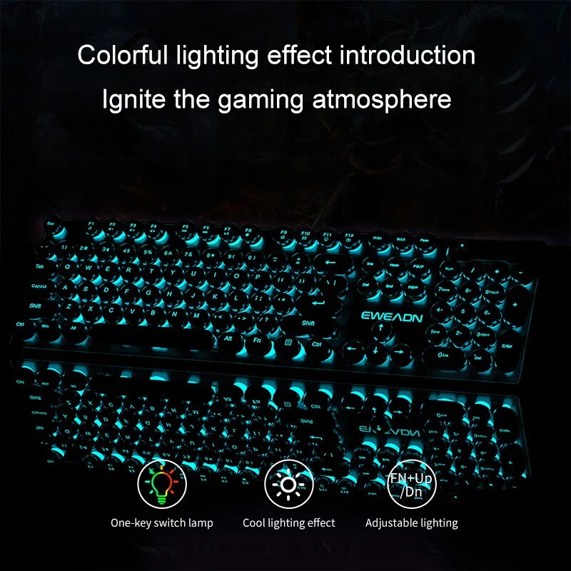 Conjunto de Teclado e Mouse co - Gaming Keyboard Mouse avaliação e preço