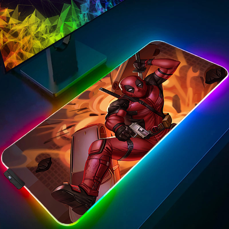 Led mouse pad jogos backlight  - Gaming Keyboard Esports avaliação e preço