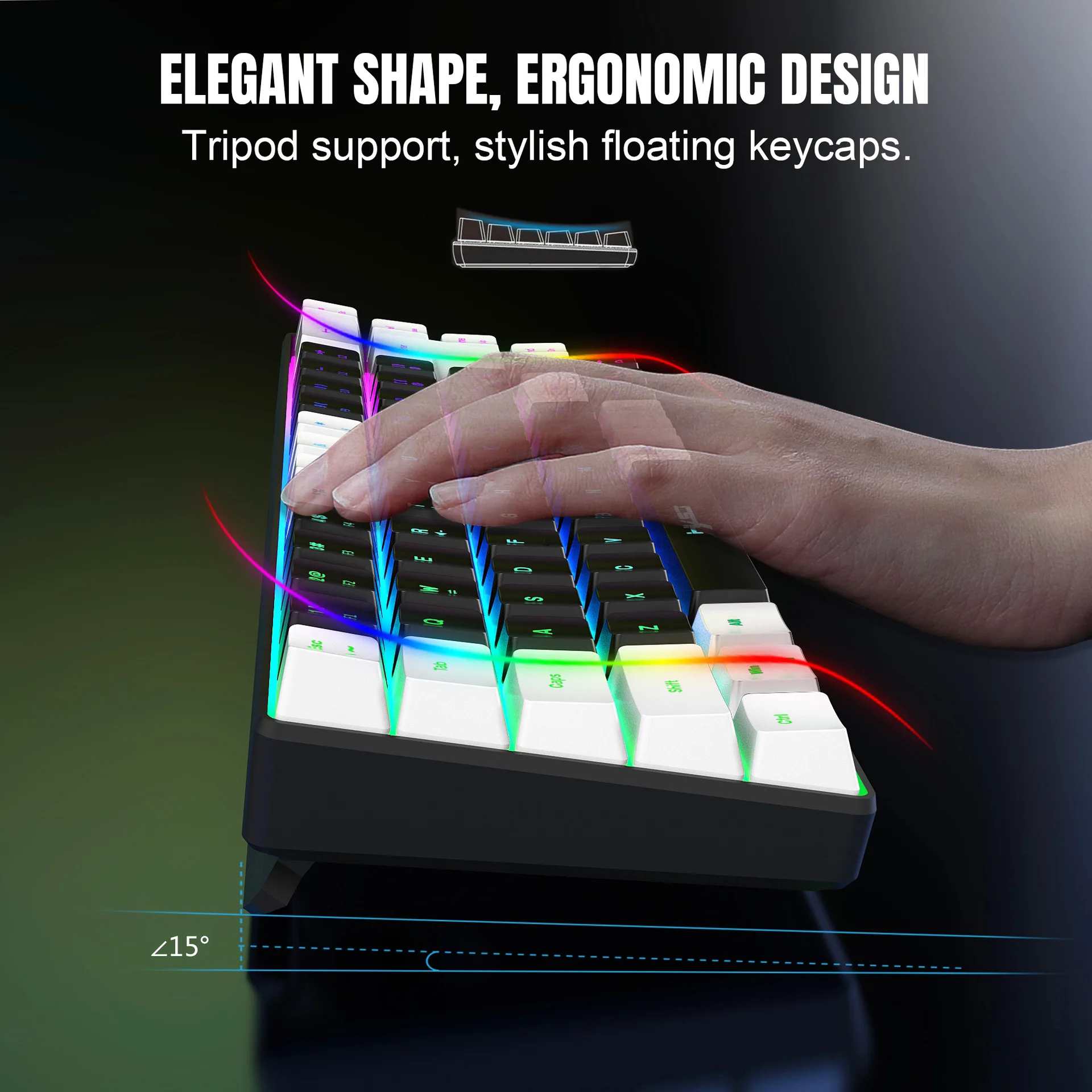 Kit Teclado e Mouse Gamer com  - Gaming Keyboard And Mouse Combo Wireless avaliação e preço