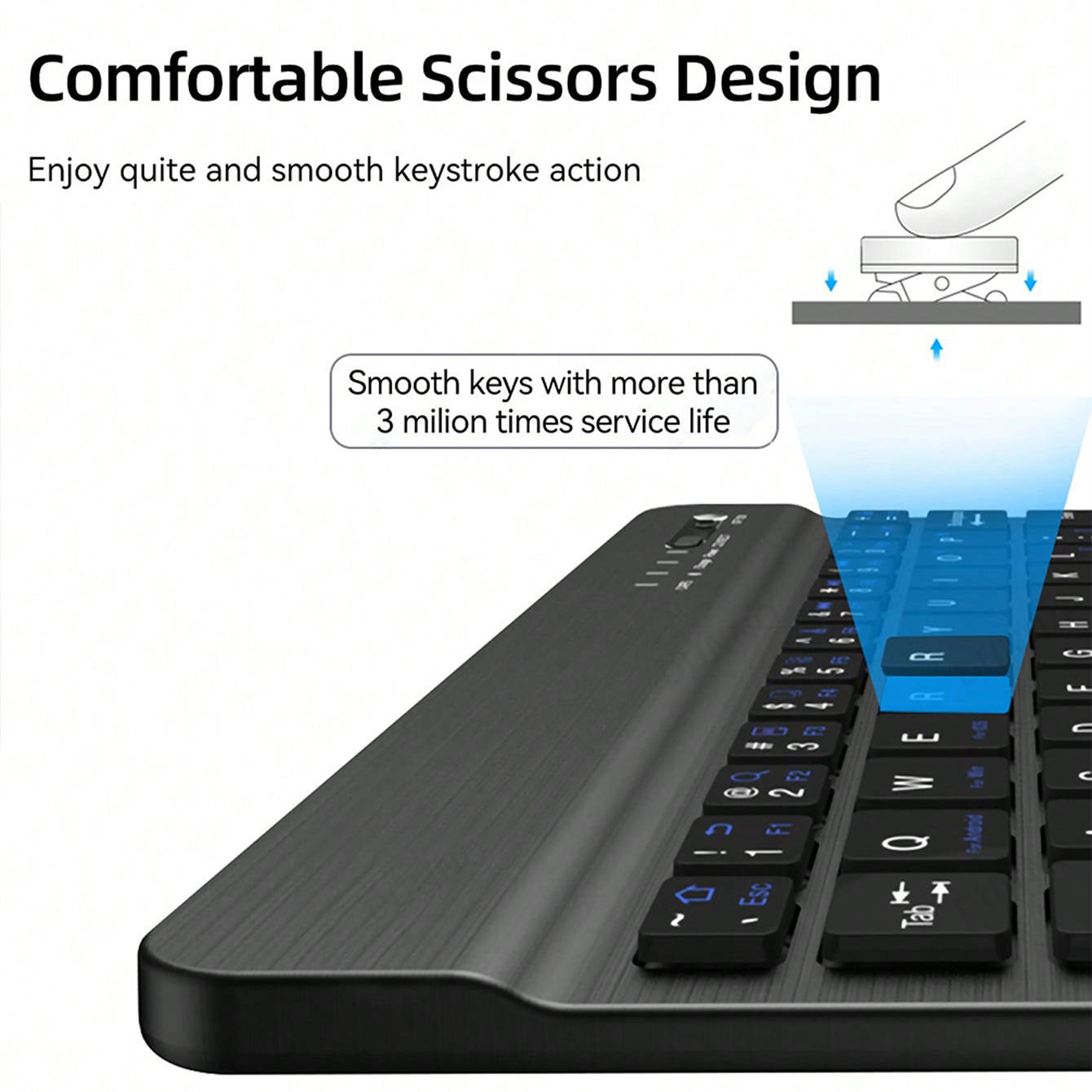 Teclado multilíngue para table - Gaming Keyboard And Mouse Wireless avaliação e preço