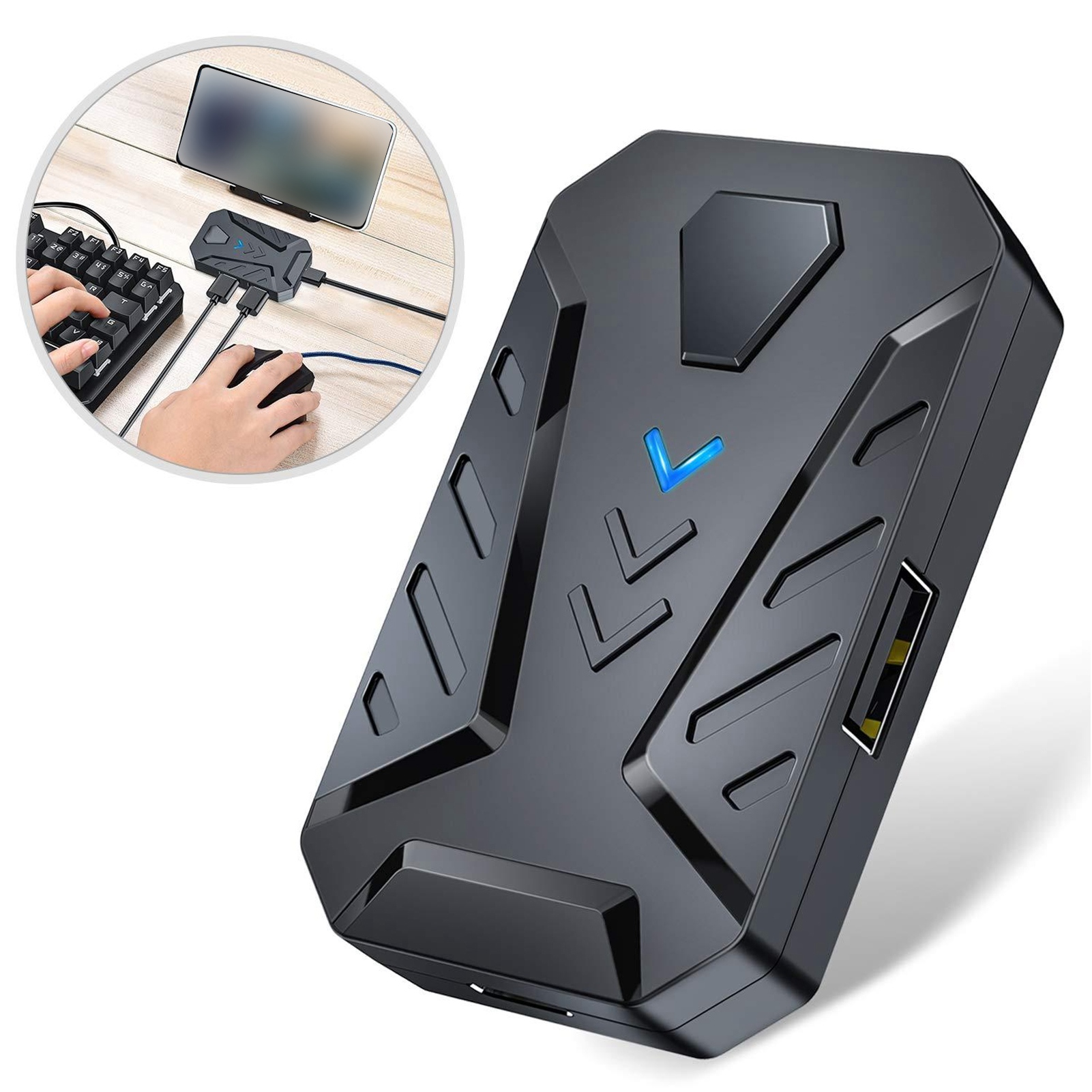 Adaptador conversor de mouse p - Gaming Keyboard And Mouse Converter For Mobile avaliação e preço