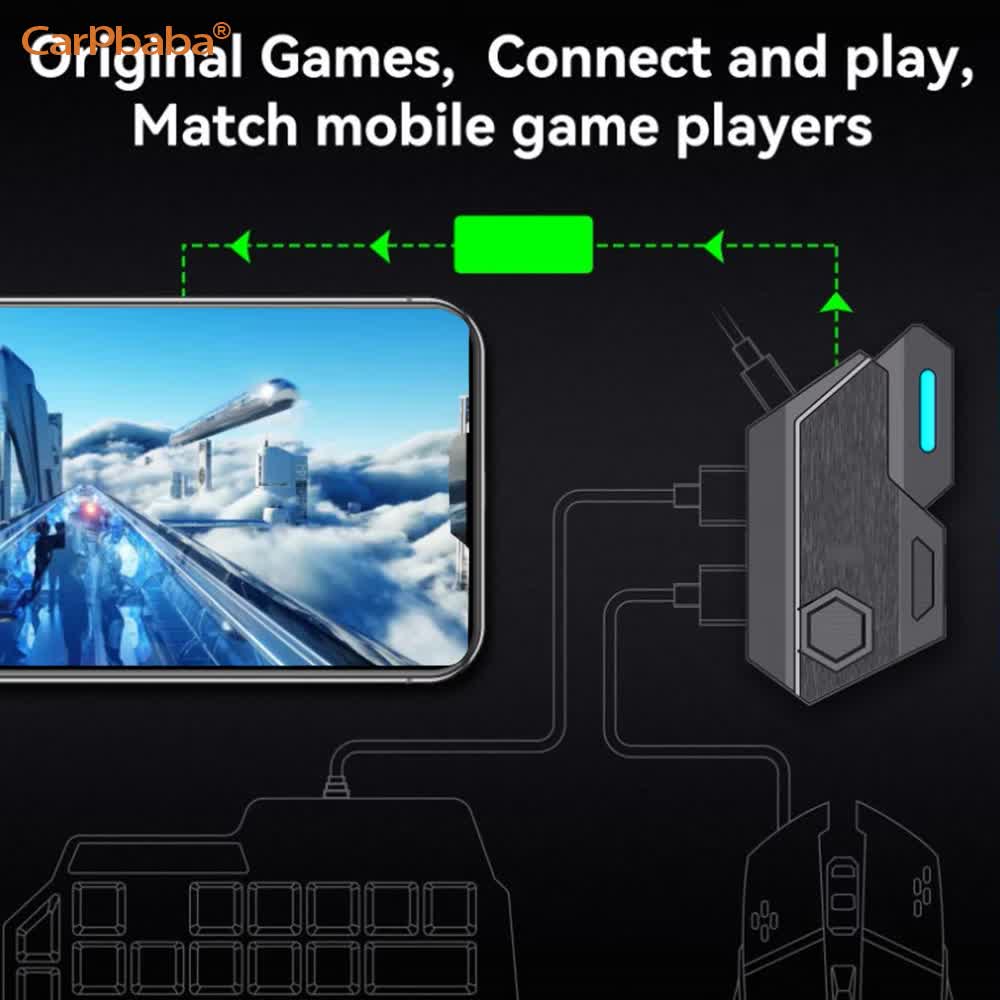 Gamepad Móvel, Controlador PUB - Gaming Keyboard And Mouse Converter For Mobile avaliação e preço