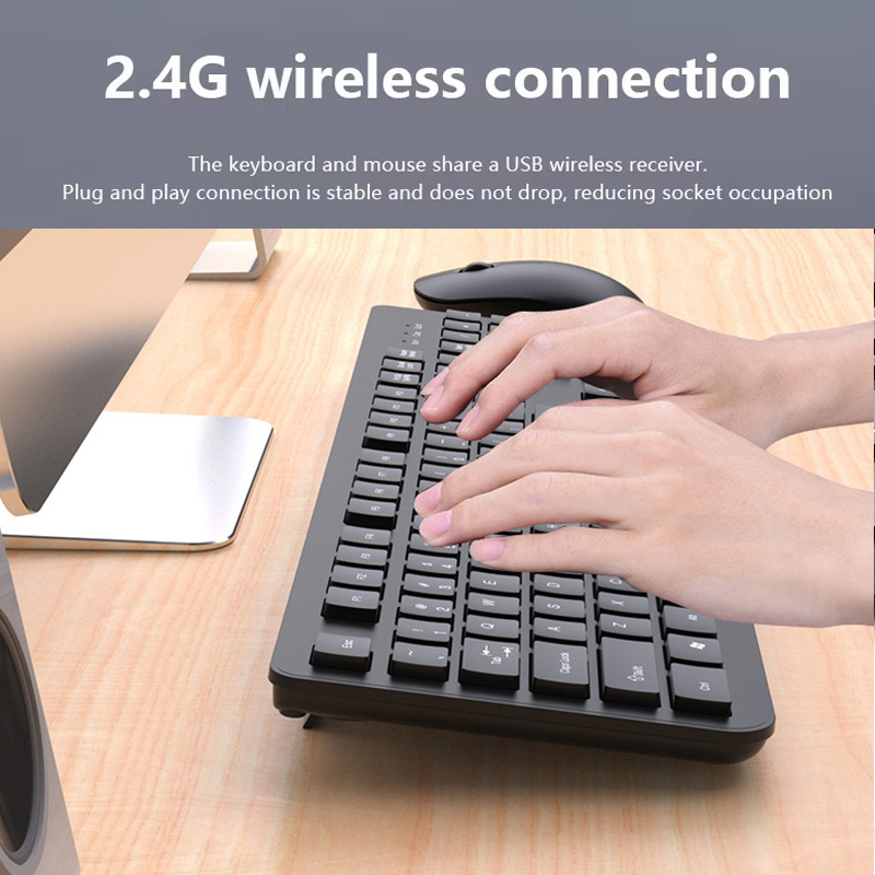 Conjunto de teclado e mouse se - Gaming Keyboard And Mouse Wireless avaliação e preço