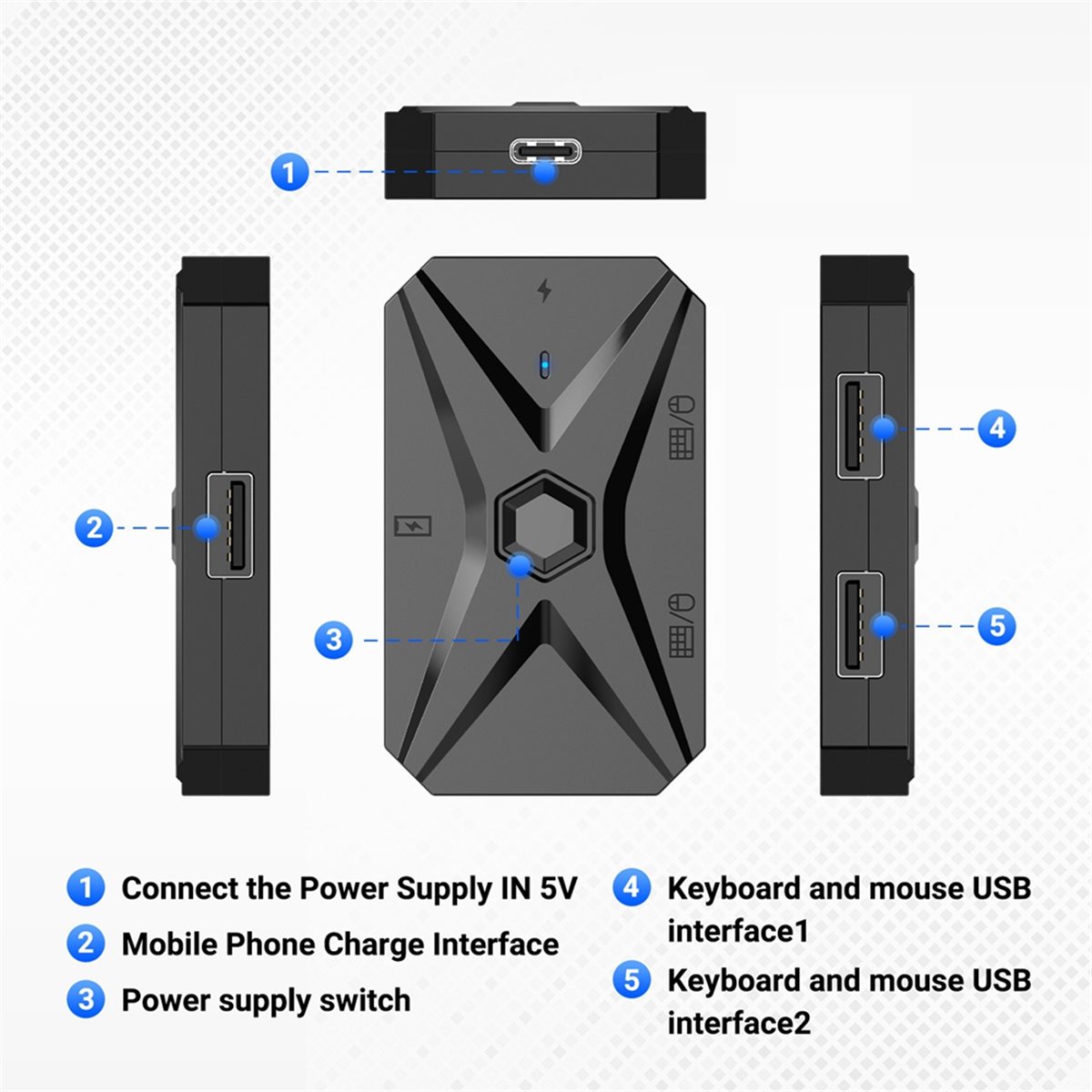# Kit Conversor de Jogos Móvei - Gaming Keyboard And Mouse Converter For Mobile avaliação e preço