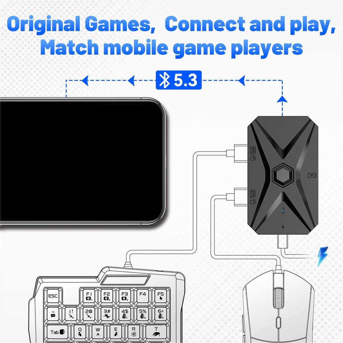 # Kit Conversor de Jogos Móvei - Gaming Keyboard And Mouse Converter For Mobile avaliação e preço