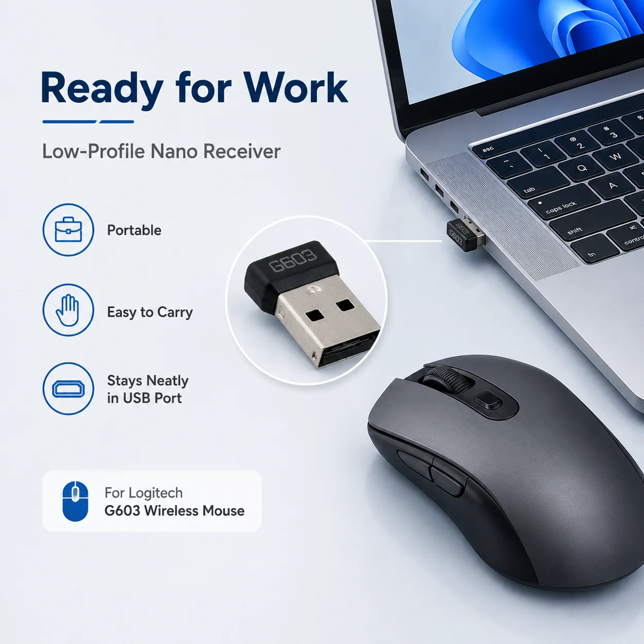 Receptor USB para Mouse Sem Fi - Gaming Keyboard And Mouse Wireless avaliação e preço