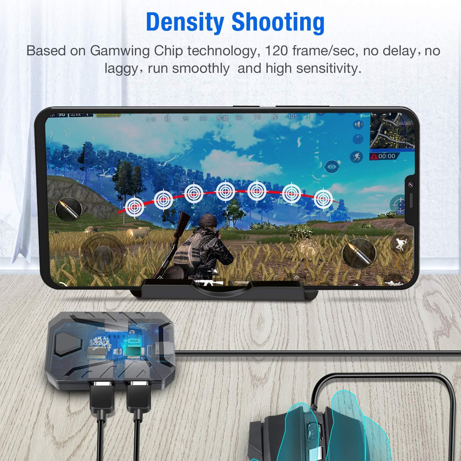 Conversor de jogos móveis, kit - Gaming Keyboard And Mouse Converter For Mobile avaliação e preço
