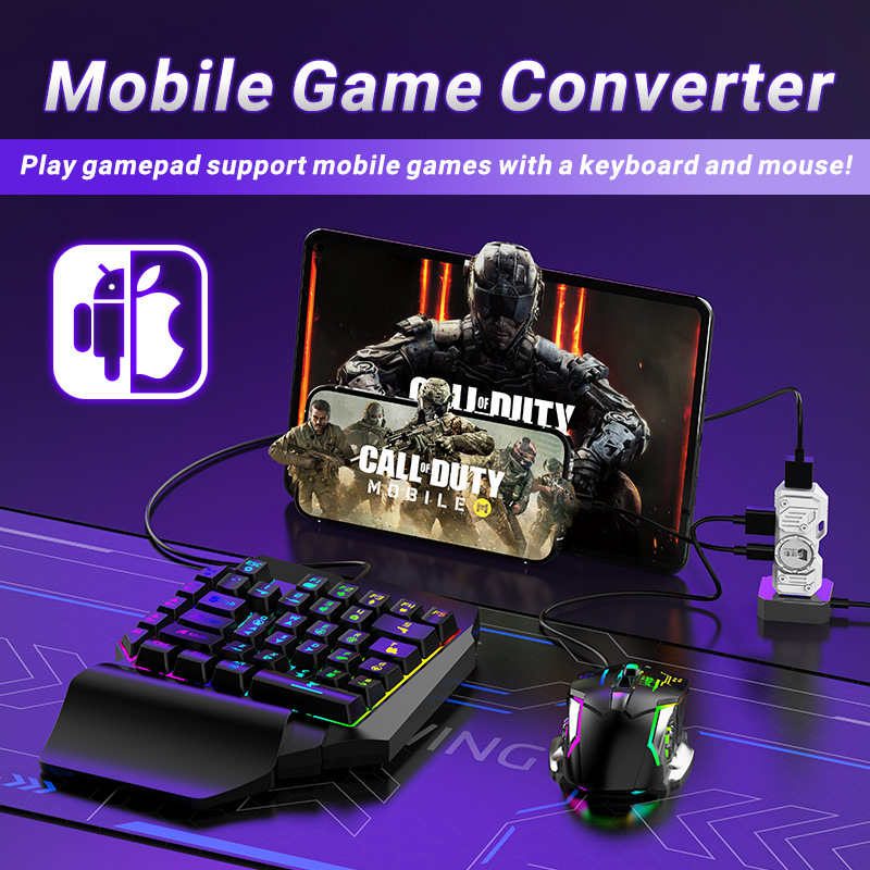 Kit Conversor de Jogos para Ce - Gaming Keyboard And Mouse Converter For Mobile avaliação e preço