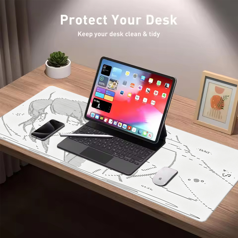 1Pç Mouse Pad de Couro Anime A - Gaming Keyboard Mouse avaliação e preço